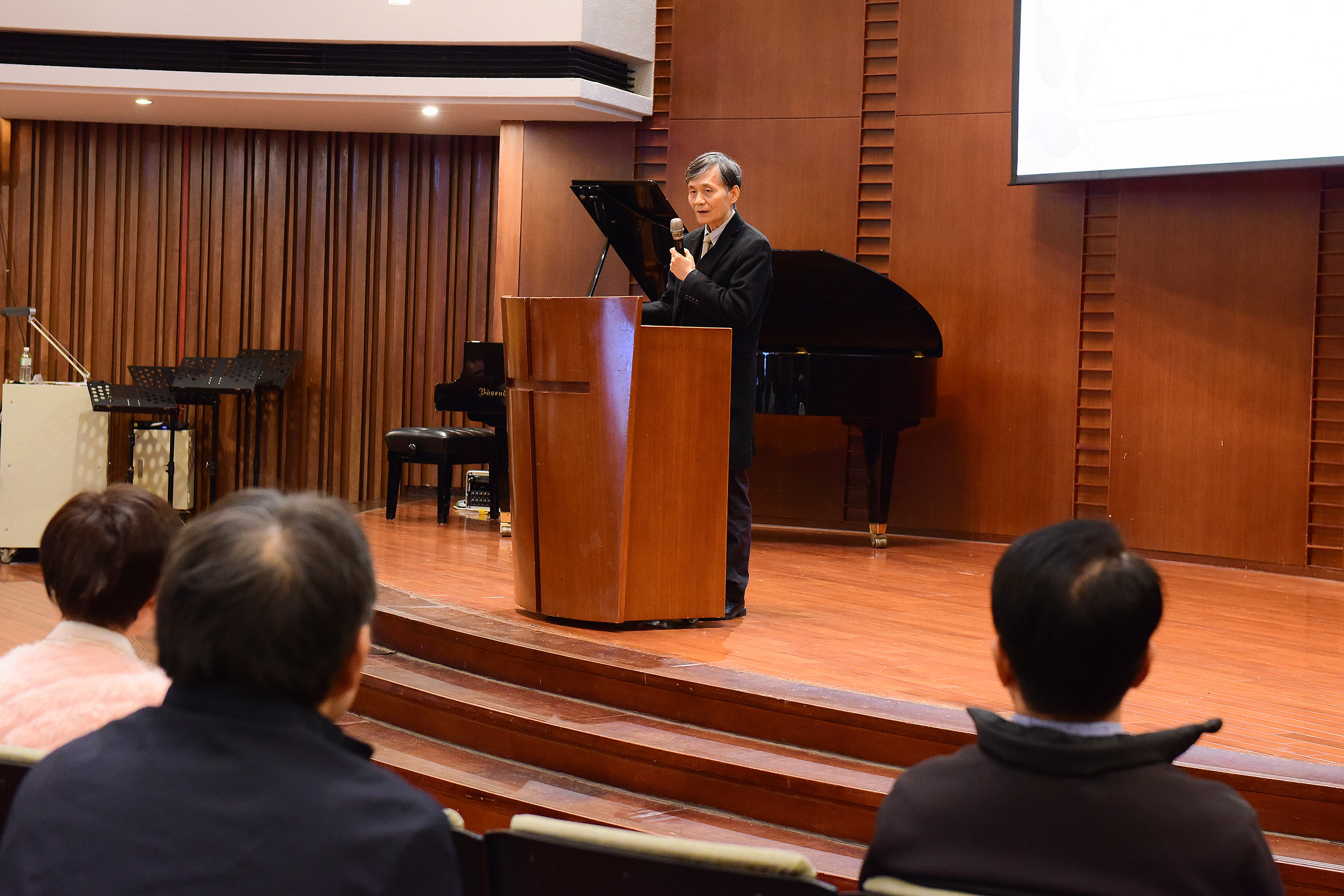 04 中原大學校長李英明表示，校牧處升格揭牌典禮是中原迎接建校70周年的重要活動，別具意義。