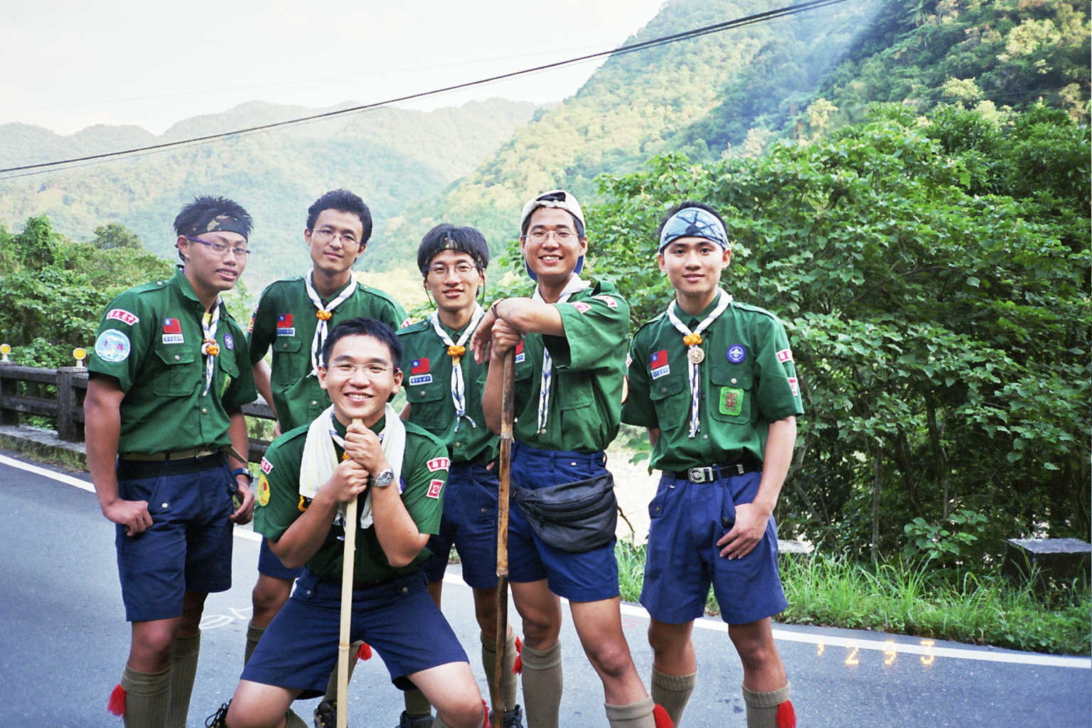 (圖)翁恒斌從小當童軍，是中華民國童軍木章持有人